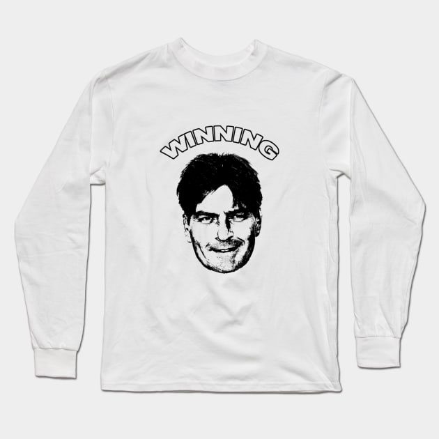 Charlie Sheen Winning Long Sleeve T-Shirt by Noerhalimah